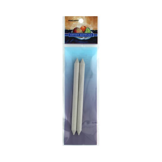 Pro Art; Pro Art Stump #3 3/8" 2pc Carded, Blending Stump, Blending Stumps for Drawing, Sticks, Art Blender, Sticks for Drawing, Tools Drawing; Category:Blending Tools; Image:1